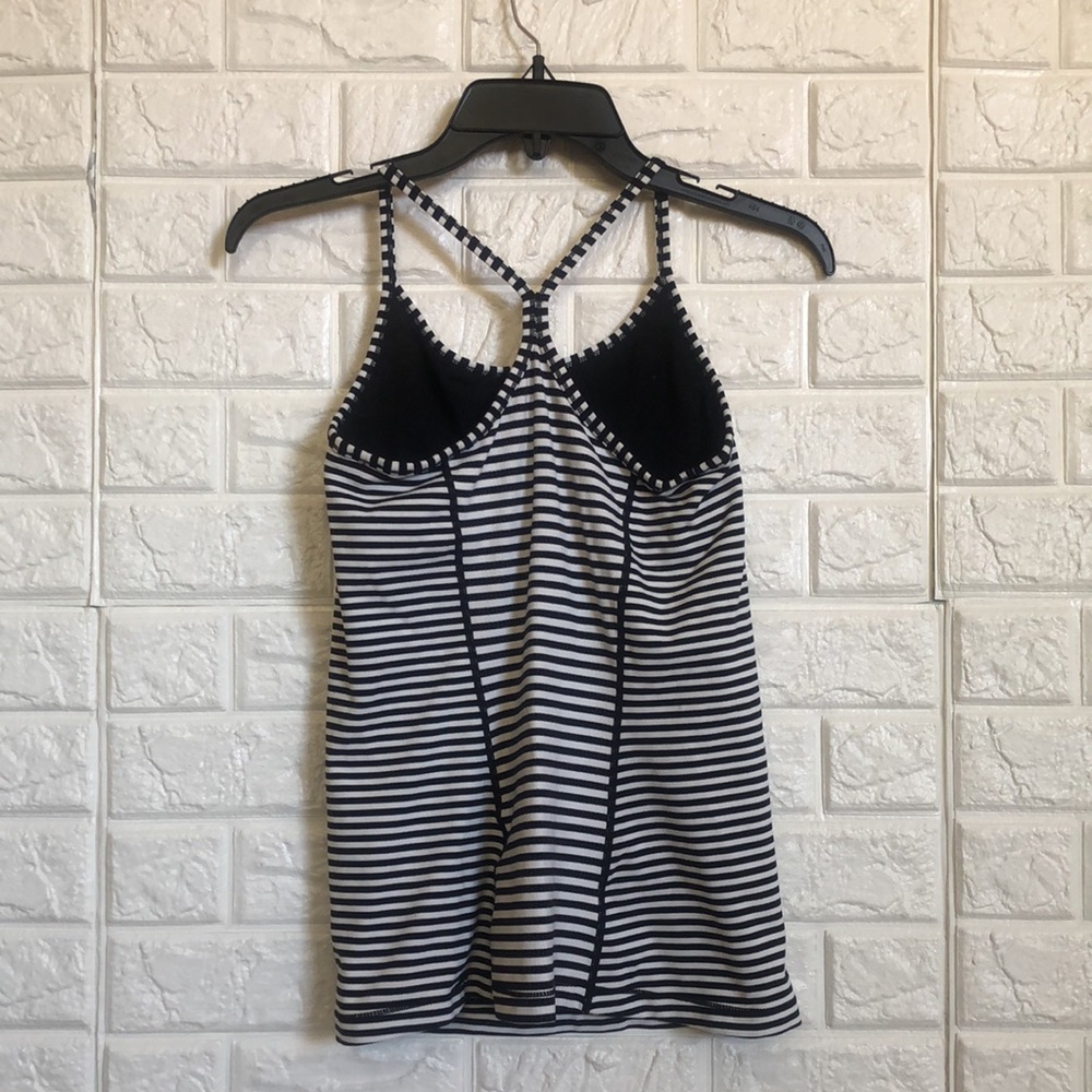 Nike Dri-fit striped activity racer back tank top size S - Picture 3 of 5